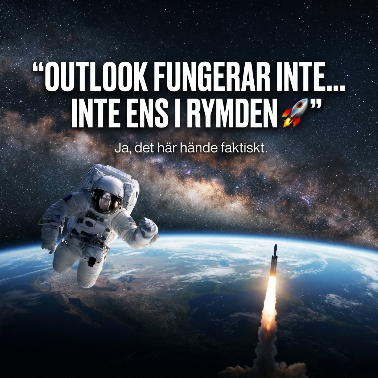 Kan IT-problem uppstå även i rymden?